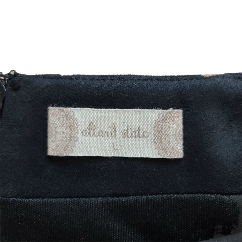 Altar'd State | Black Suede Embroidered Mini Skirt | Large - Picture 10 of 12